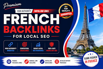 build premium french backlinks for local seo with high authority links