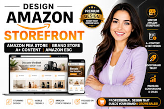 design amazon storefront amazon fba store brand store a plus content amazon ebc