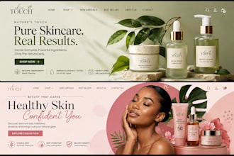 do skincare shopify store beauty store cosmetic makeup lipstick skincare website