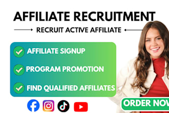 affiliate marketing, affiliate program recruitment influencer outreach MLM leads