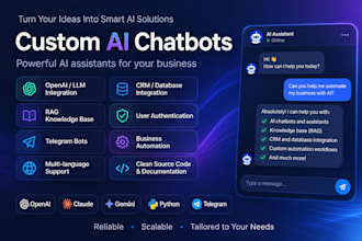 build ai chatbot with openai API and telegram