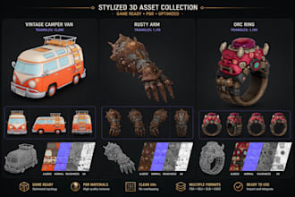 model stylised 3d asset