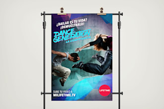 do a professional poster for your music or dancing event