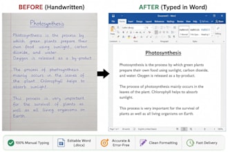 convert PDF, images and handwritten notes to word