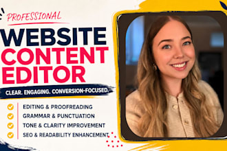 be your SEO website content writer and proofreader