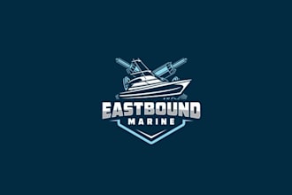 make marine mechanic logo for starting business