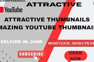 design a unique youtube thumbnail for gaming or streaming