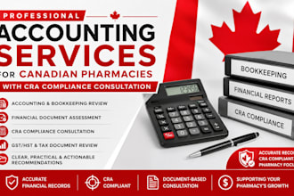 provide canadian pharmacy accounting and cra compliance services