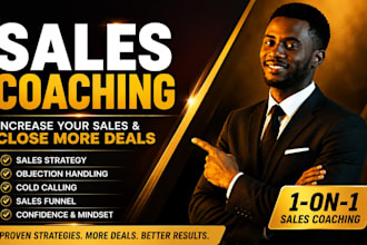 provide  sales coaching to increase your sales and close more deals