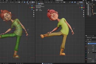rig, fix, and animate 3d model using maya, blender, cc4, iclone, ue5, and daz3d