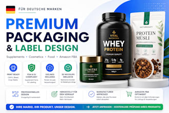 design a supplement label with fda compliant supplement facts panel