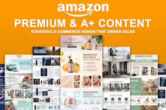 design amazon premium aplus content and ebc design