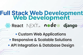 develop a custom fullstack web application