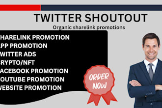 do organic share link promotion, website product link to your targeted audience