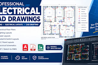 create professional electrical cad drawings and layouts in autocad