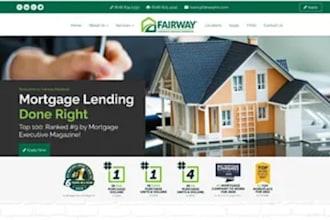 build squarespace mortgage broker home loan mortgage lender finance website