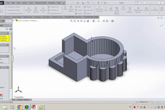design 3d printable stl files, mechanical parts and prototypes