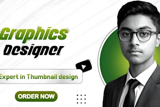 design high CTR youtube thumbnails design