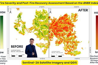geospatial, satellite data analysis for wildfires using qgis