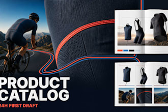 design a print ready product catalog for manufacturers