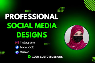 professional social media post designer