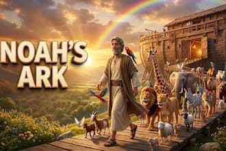 illustrate bible theme illustration children story book illustration
