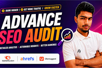 do advanced SEO audit with a customized action plan