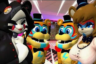 edit, port custom sfm models, fnaf models, gmod character playermodel tf2 l4d2