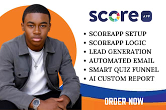 score app quizzes scorecards landing page scorecard website and lead generation