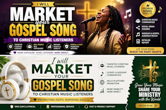 market your gospel song to christian music listeners