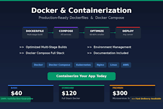 dockerize your application with docker compose