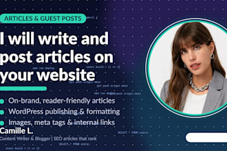 write and post articles on your website