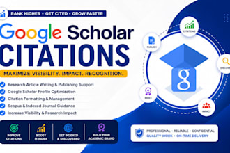 write and publish research article in google scholar citations, scopus citation