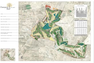 design golf course and outdoor landscape plans