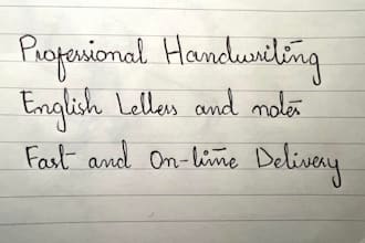 write elegant handwritten letters, cards, and study notes