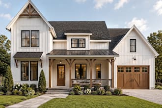 design custom barndominium farmhouse, shouse and floor plans