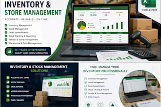 do inventory management stock management,  store management