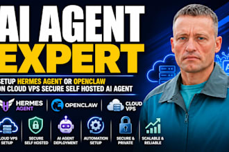 setup hermes agent or openclaw on cloud vps secure self hosted ai agent
