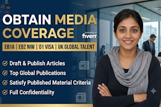 published media feature for eb1a, o1, and UK global talent