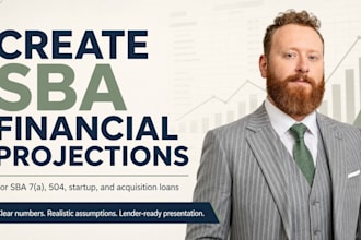 create or edit your sba financial projections