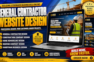 general contractor website construction website home remodeling website roofing