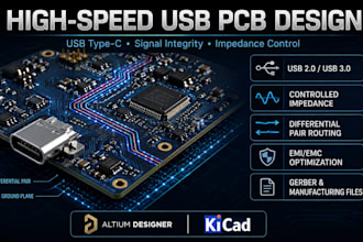 design usb high speed pcb with signal integrity and impedance control