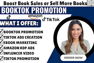 booktok promotion tiktok book promotion influencer video amazon video