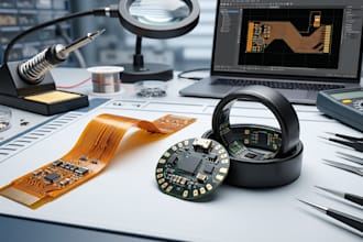 design flexible pcb, smart ring pcb and compact electronics