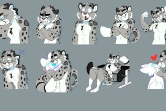 draw furry telegram stickers animated stickers furry stickers crypto stickers