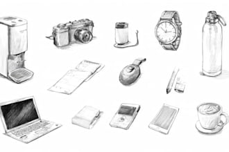 sketch a product design idea