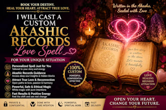 cast a custom akashic records love spell for your unique situation