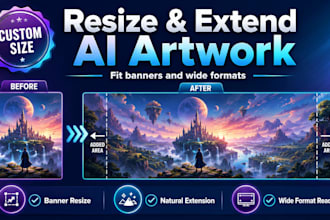 resize and extend your ai artwork to fit banners and wide formats