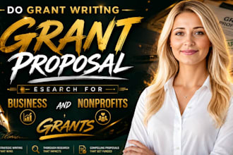 write nonprofit grant proposals and grant applications
