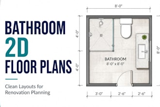 draw bathroom, and kitchen floor plans, layouts, and renovation plans